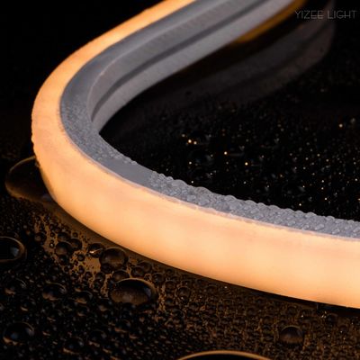 10*10mm 3 Sides Edge Lighting LED Neon Light DC24V 5Meter Roll IP67