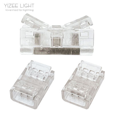3 PIN 10mm PCB To PCB SMD Solderless LED Strip Connector Transparent