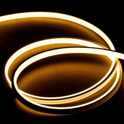 10*10mm 3 Sides Edge Lighting LED Neon Light DC24V 5Meter Roll IP67