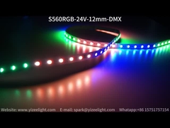 Stripe numérique à LED RVB DMX512 60LEDs/M 12mm 14.4W/M 5050 Stripe à LED couleur rêve