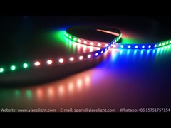 SPI numérique SMD 5050 RGB LED à bande DC24V 14,4W 10mm RGBIC LED à bande