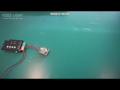 6*12 mm bande néon en silicone IP67 vue latérale Ra90 LED à extrusion en silicone néon flex